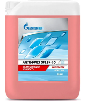 Антифриз Gazpromneft SF 12+ 40 (готовый), 10кг