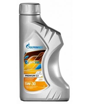 Моторное масло Gazpromneft Premium C3 5W-30, 1л