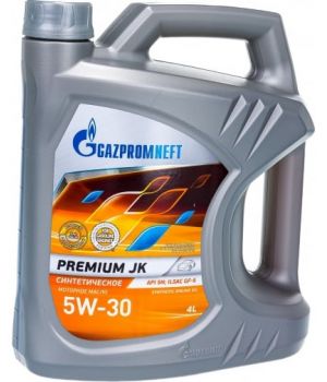 Моторное масло Gazpromneft Premium JK 5W-30, 4л