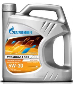 Моторное масло Gazpromneft Premium A5B5 5W-30, 4л