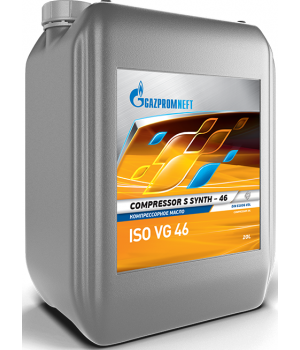 Компрессорное масло Gazpromneft Compressor S Synth 46, 20л