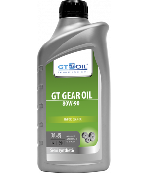 Трансмиссионное масло GT OIL GT GEAR Oil SAE 80W-90 GL-5, 1л