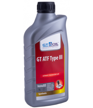 Трансмиссионное масло GT OIL GT ATF Type III, 1л