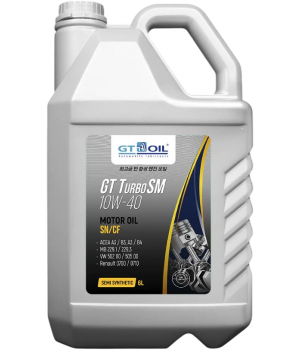 Моторное масло GT OIL GT Turbo SM 10W-40 SM,SN/CF, 4л