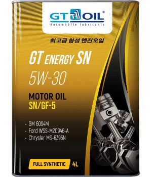Моторное масло GT OIL GT Energy SN 5W-30, 4л