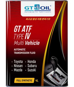 Трансмиссионное масло GT OIL GT ATF Type IV Multi Vehicle, 4л