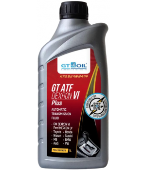 Трансмиссионное масло GT OIL GT ATF Dexron VI Plus, 1л