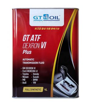 Трансмиссионное масло GT OIL GT ATF Dexron VI Plus, 4л