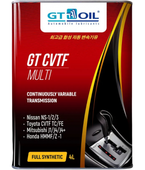 Трансмиссионное масло GT OIL GT CVTF Multi, 4л