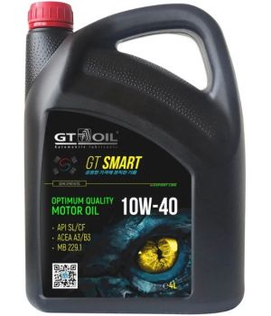 Моторное масло GT OIL GT Smart 10W-40 SL/CF, 4л