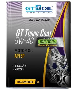 Моторное масло GT OIL GT Turbo Coat 5W-40 SP, 4л