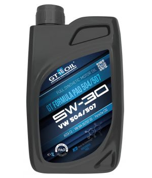 Моторное масло GT OIL GT Formula PAO 504/507 5W-30, 1л