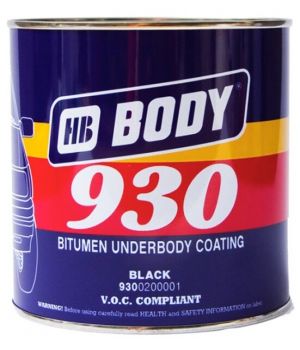 Антикор покрытие BODY 930, 1кг /Черный/