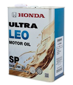 Моторное масло HONDA ULTRA LEO 0W-20 SP, 4л