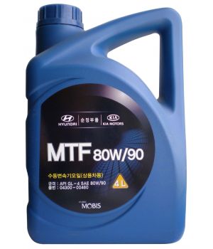 Трансмиссионное масло Hyundai/Kia MTF 80W-90 GL-4, 4л