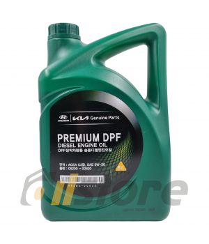 Моторное масло Hyundai/Kia Premium DPF Diesel Engine Oil 5W-30 C3, 6л