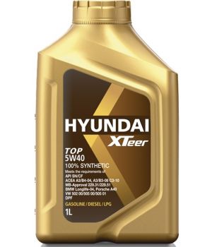 Моторное масло HYUNDAI XTeer TOP 5W-40, 1л