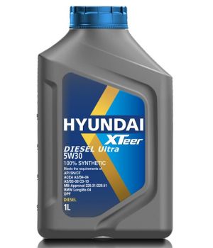 Моторное масло HYUNDAI XTeer Diesel Ultra 5W-30, 1л