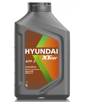 Трансмиссионное масло HYUNDAI XTeer ATF 3, 1л
