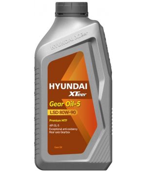 Трансмиссионное масло HYUNDAI XTeer Gear Oil-5 LSD 80W-90, 1л