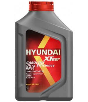 Моторное масло Hyundai XTeer Gasoline Ultra Efficiency 0W-20, 1л