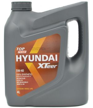Моторное масло HYUNDAI XTeer TOP PRIME 5W-40, 4л