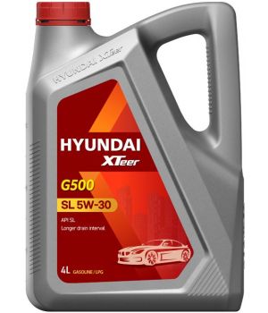 Моторное масло HYUNDAI XTeer G500 SL 5W-30, 4л