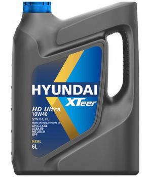 Моторное масло HYUNDAI XTeer HD Ultra 10W-40 CJ-4, 6л