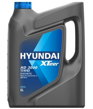 Моторное масло HYUNDAI XTeer HD 3000 15W-40 CF-4, 6л