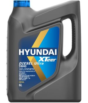 Моторное масло HYUNDAI XTeer Diesel Ultra 5W-40, 6л