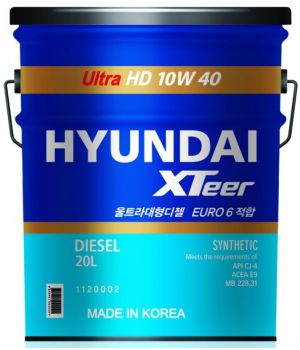 Моторное масло HYUNDAI XTeer HD Ultra 10W-40 CJ-4, 20л