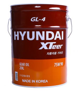Трансмиссионное масло HYUNDAI XTeer Gear Oil-4 75W-90, 20л