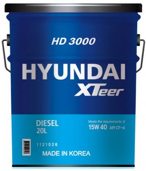 Моторное масло HYUNDAI XTeer HD 3000 15W-40 CF-4, 20л