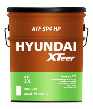 Трансмиссионное масло HYUNDAI XTeer ATF SP4 HP, 20л