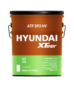 Трансмиссионное масло HYUNDAI XTeer ATF SP3 HV, 20л