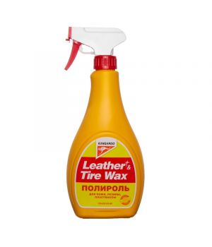 Полироль универсальный кож. рез. пласт. Leather & Tire Wax lite без губки KANGAROO, 500мл 330126