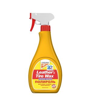 Полироль матовый (кож.,рез.,пласт.) Leather & Tire Wax Low Gloss, 500мл