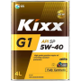 Моторное масло Kixx G1 A3/B4 5W-40, 4л
