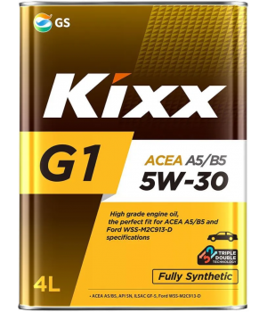 Моторное масло Kixx G1 A5/B5 5W-30, 4л