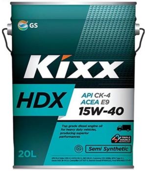 Моторное масло Kixx HDX CK-4/E9 15W-40, 20л