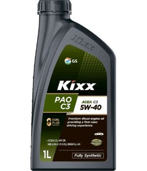 Моторное масло Kixx PAO C3 5W-40, 1л