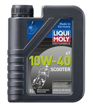 Моторное масло для скутеров LIQUI MOLY Motorbike 4T Scooter 10W-40, 1л