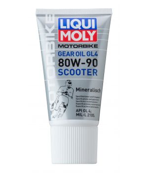 Трансмиссионное масло для скутеров LIQUI MOLY Motorbike Gear Oil Scooter 80W-90, 0,15л