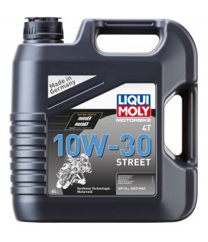 Моторное масло для 4-тактных мотоциклов LIQUI MOLY НС Motorbike 4T Street 10W-30, 4л