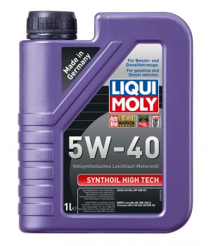 Моторное масло LIQUI MOLY Synthoil High Tech 5W-40, 1л
