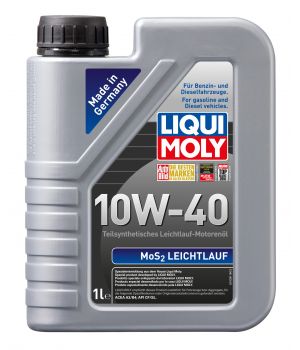 Моторное масло LIQUI MOLY MoS2 Leichtlauf 10W-40, 1л
