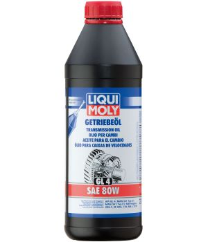 Трансмиссионное масло LIQUI MOLY Getriebeoil 80W, 1л