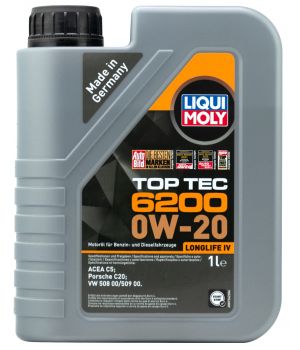 Моторное масло LIQUI MOLY Top Tec 6200 0W-20, 1л