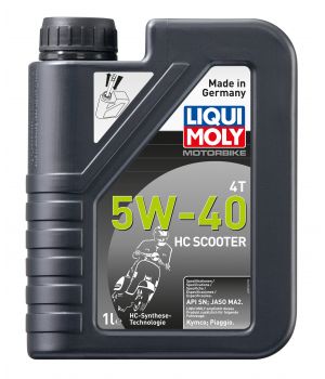 Моторное масло LIQUI MOLY Motorbike 4T HC Scooter 5W-40, 1л