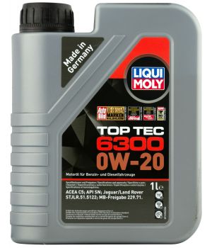 Моторное масло LIQUI MOLY Top Tec 6300 0W-20, 1л